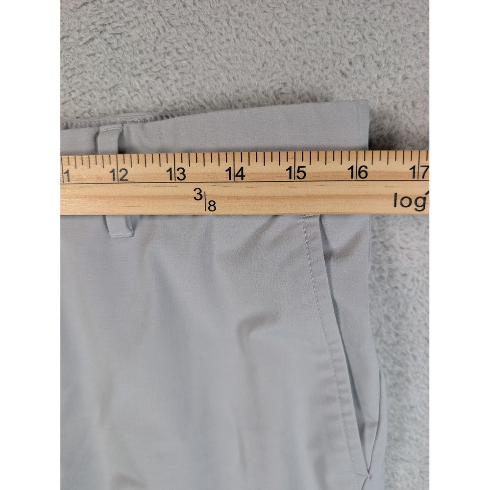 Johnnie-O Mulligan Performance Golf Shorts Mens 32 Gray Stretch Flat Front - Picture 3 of 11